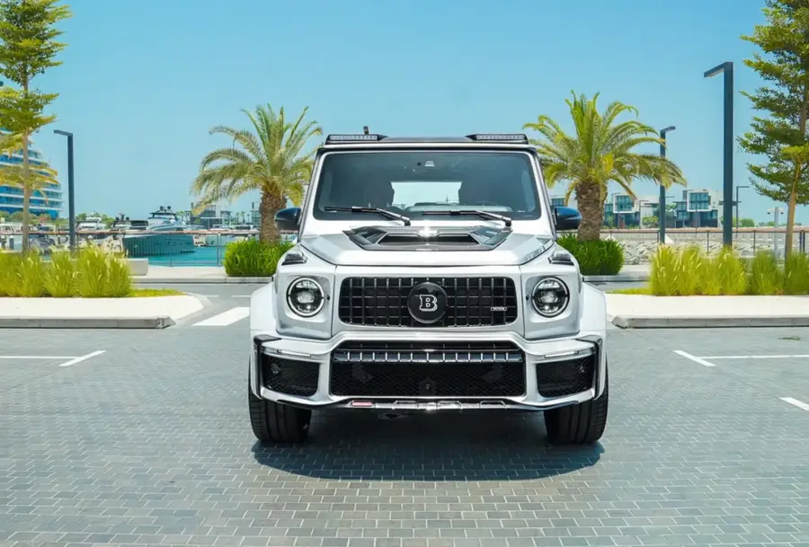 Rent Mercedes Brabus G800 Kit Silver in Dubai — Mercedes-Benz — photo 2 of 9