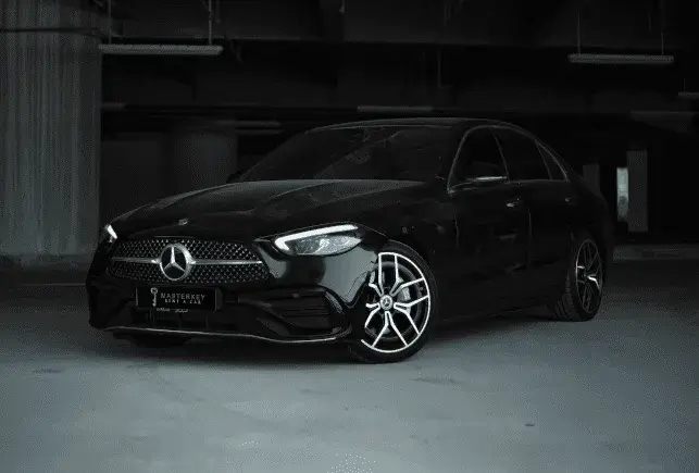 Rent Mercedes C200 Black in Dubai — Mercedes-Benz — photo 2 of 7