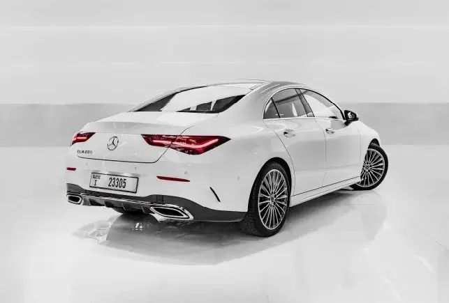 Rent Mercedes CLA 200 White in Dubai — Mercedes-Benz — photo 2 of 9