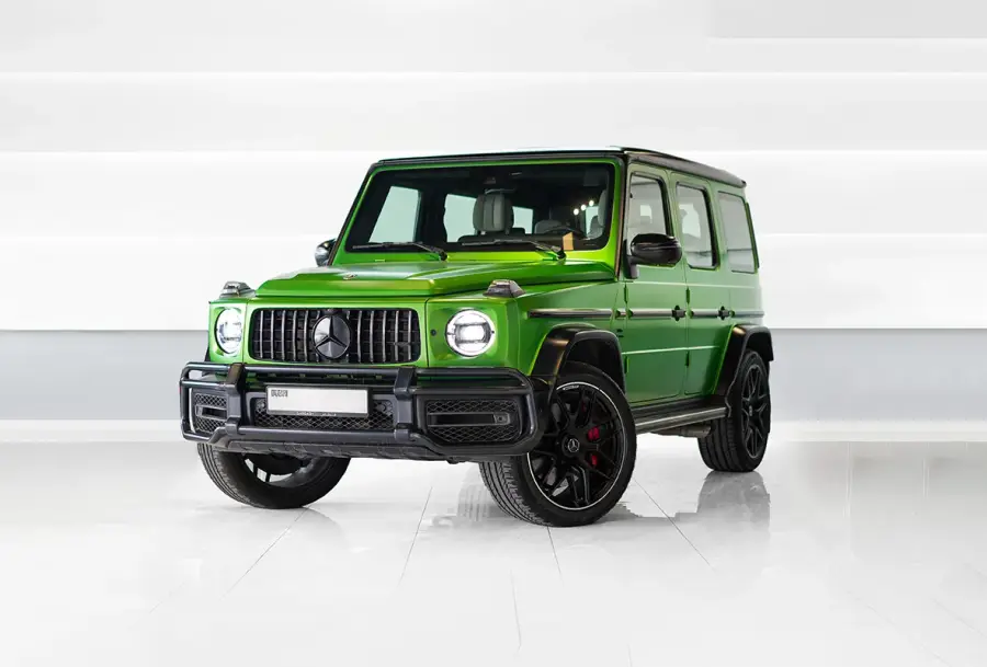 Rent Mercedes G63 Green in Dubai — Mercedes-Benz — photo 2 of 8
