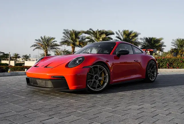 Rent Porsche GT3 Orange in Dubai — photo 2 of 6