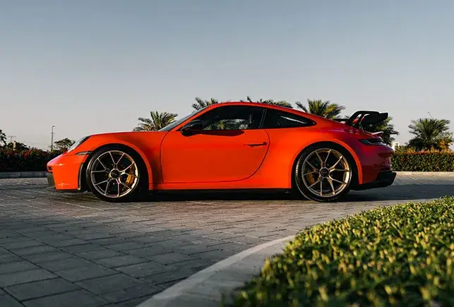 Rent Porsche GT3 Orange in Dubai — photo 6 of 6