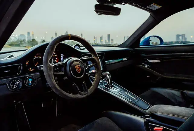 Rent Porsche GT3 RS Blue in Dubai — photo 5 of 7