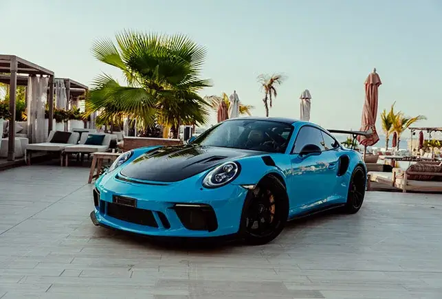 Rent Porsche GT3 RS Blue in Dubai — photo 7 of 7