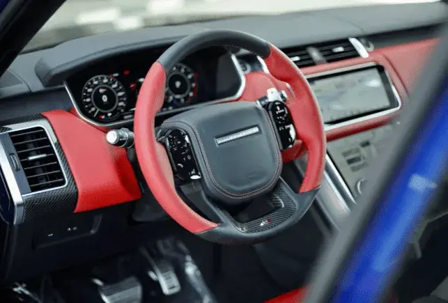 Rent Range Rover SVR Blue in Dubai — photo 9 of 9