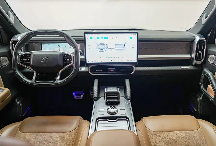 Rent Jetour T2 Blue in Dubai — photo 6 of 7