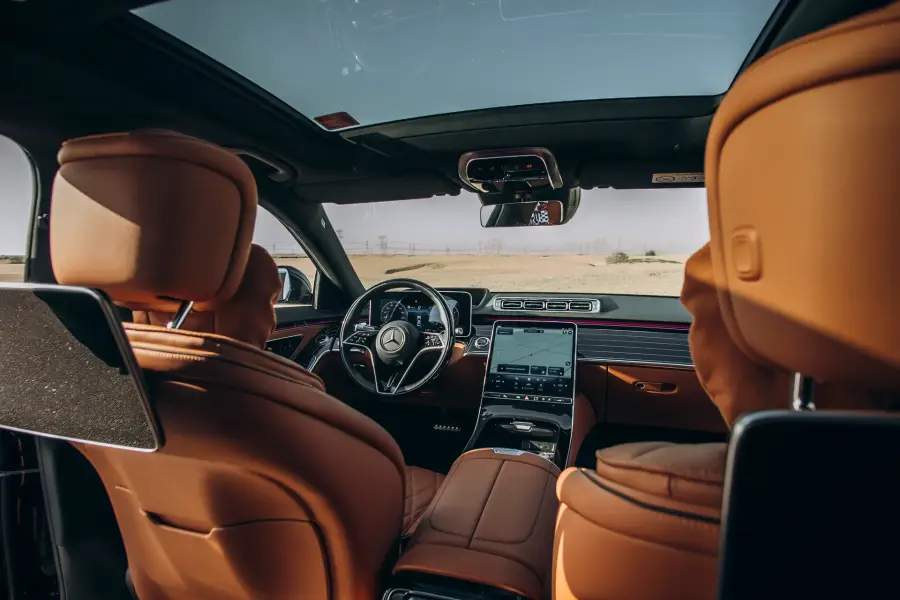 Rent Mercedes-Benz S500 4MATIC Black 2023 in Dubai — photo 20 of 35