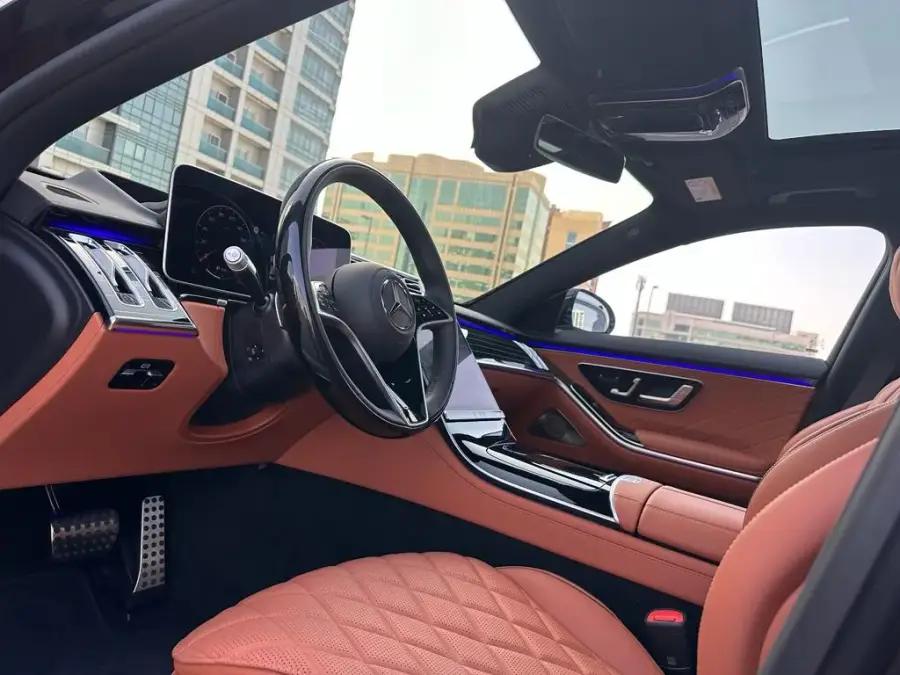 Rent Mercedes-Benz S500 4MATIC Black 2023 in Dubai — photo 23 of 35