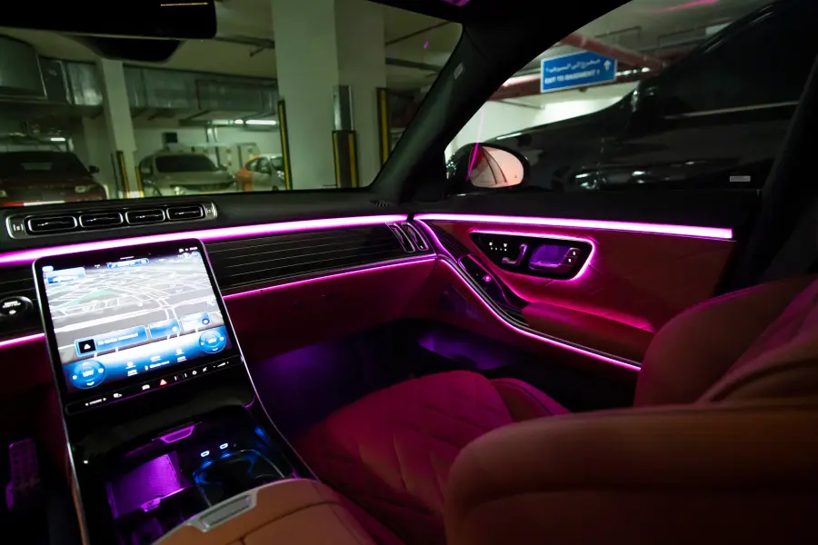 Rent Mercedes-Benz S500 4MATIC Black 2023 in Dubai — photo 29 of 35