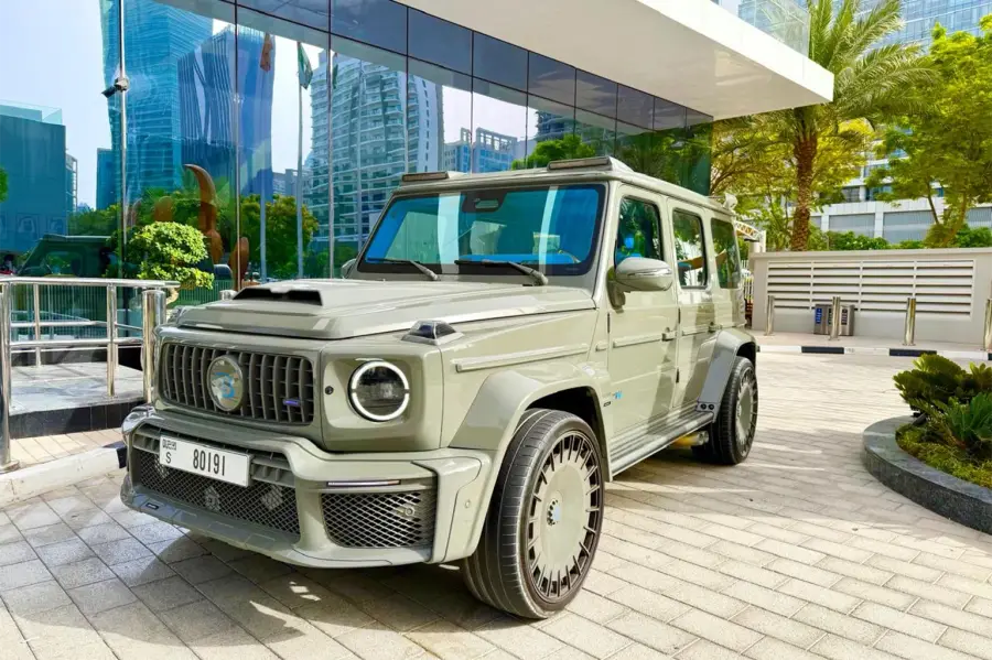 Rent Mercedes-Benz Brabus Beige 2025 in Dubai — photo 2 of 6