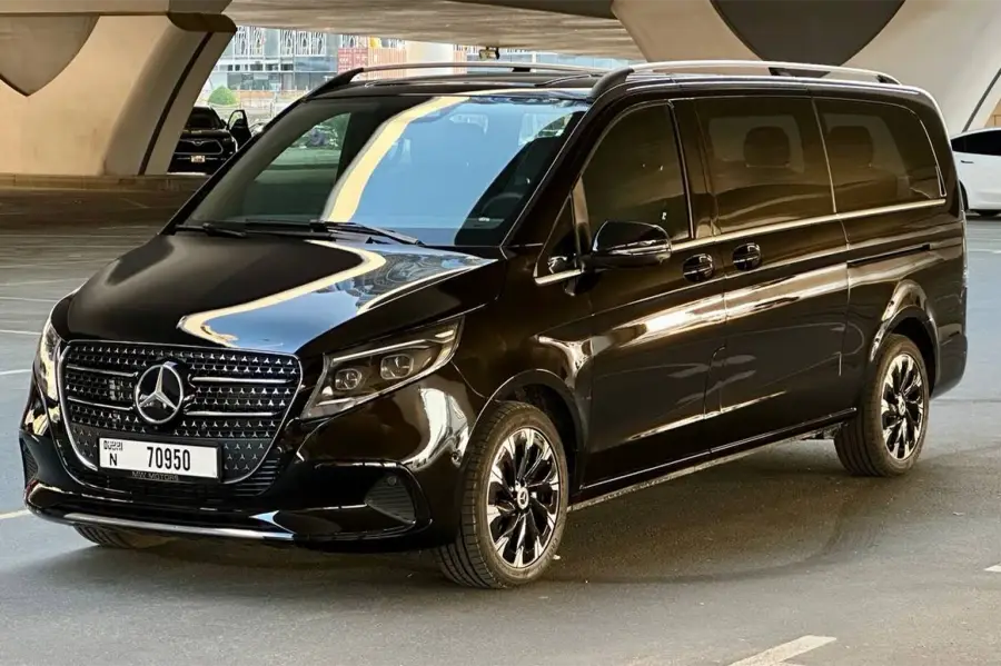 Rent Mercedes-Benz V300 Black 2026 in Dubai — photo 2 of 8