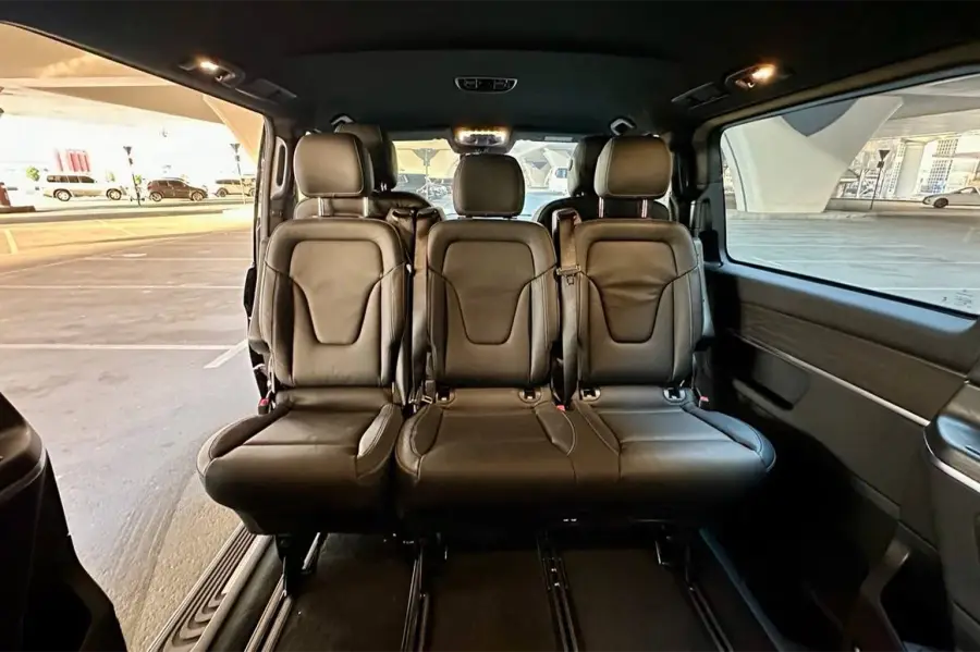 Rent Mercedes-Benz V300 Black 2026 in Dubai — photo 7 of 8
