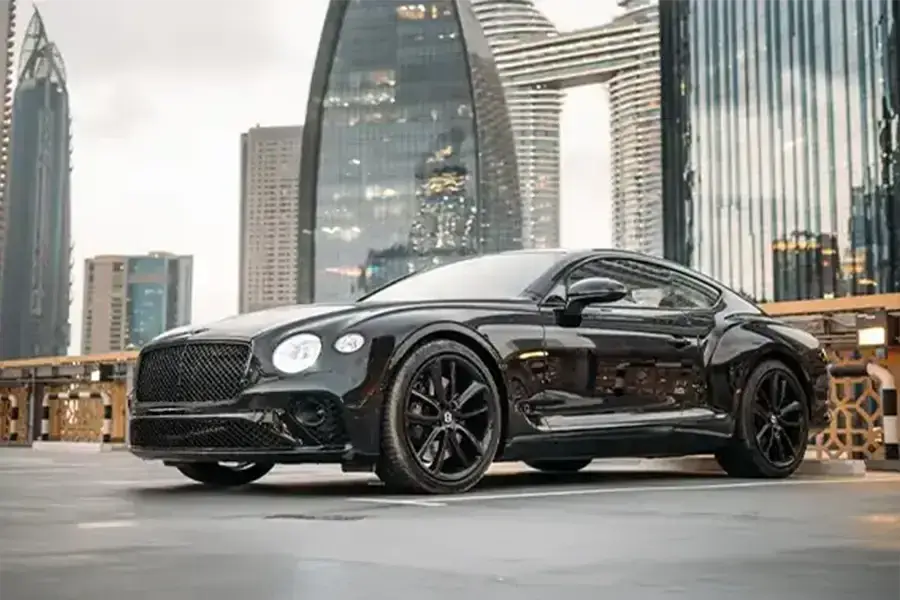 Rent Bentley GT Continental Black in Dubai — photo 2 of 6