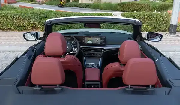 Rent BMW 420i Convertible White in Dubai — photo 6 of 7