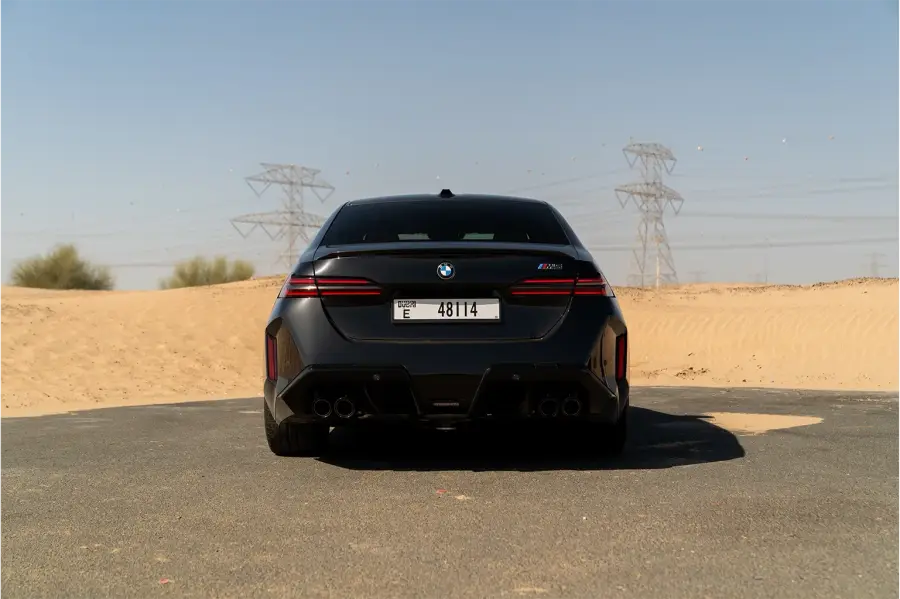 Rent BMW G90 M5 Black in Dubai — photo 4 of 7