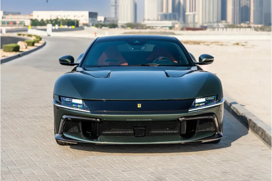 Rent Ferrari 12 Cilindri Green in Dubai — photo 2 of 8