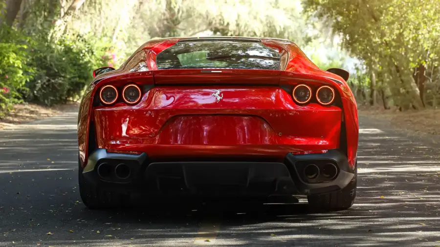 Rent Ferrari 812 Superfast Red in Dubai — photo 5 of 8