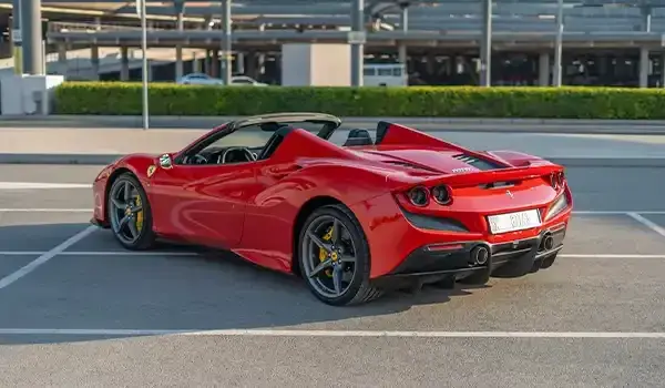 Rent Ferrari F8 Spider Red in Dubai — photo 4 of 8