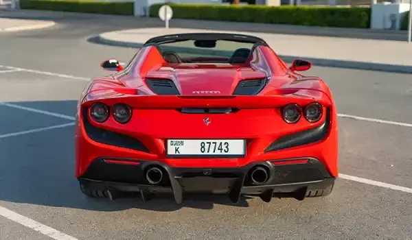 Rent Ferrari F8 Spider Red in Dubai — photo 5 of 8