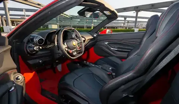 Rent Ferrari F8 Spider Red in Dubai — photo 8 of 8