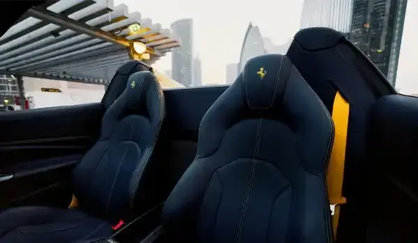 Rent Ferrari F8 Spider Yellow in Dubai — photo 6 of 8
