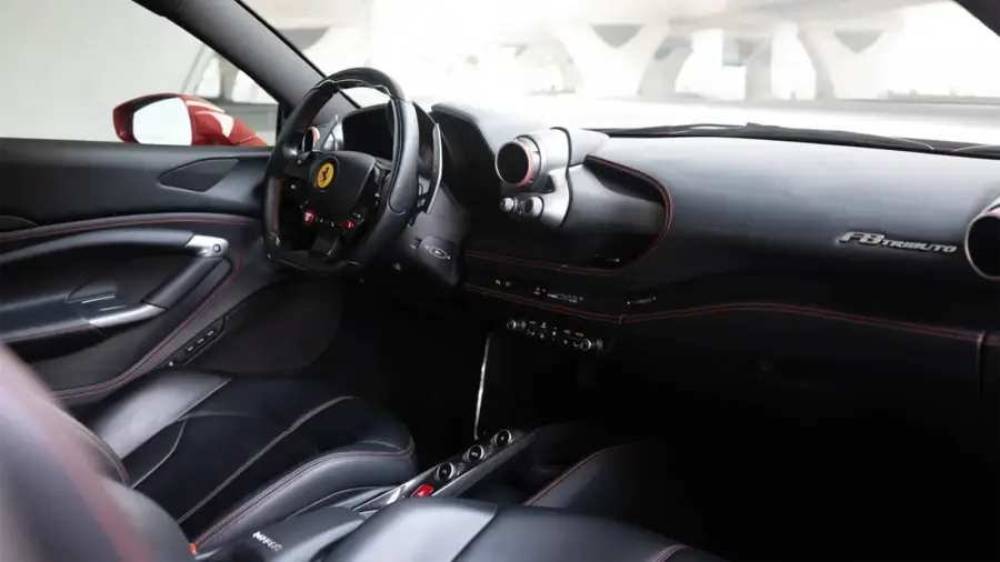 Rent Ferrari F8 Tributo Red in Dubai — photo 7 of 9