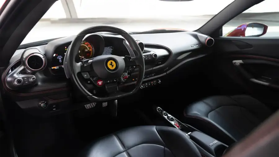 Rent Ferrari F8 Tributo Red in Dubai — photo 8 of 9