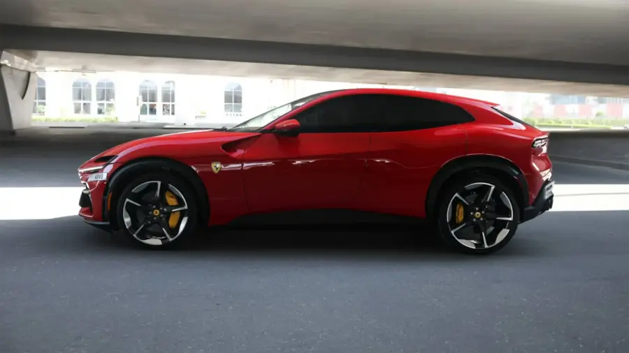 Rent Ferrari Purosangue Red in Dubai — photo 3 of 9