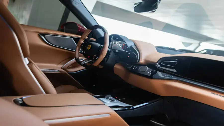 Rent Ferrari Purosangue Red in Dubai — photo 8 of 9