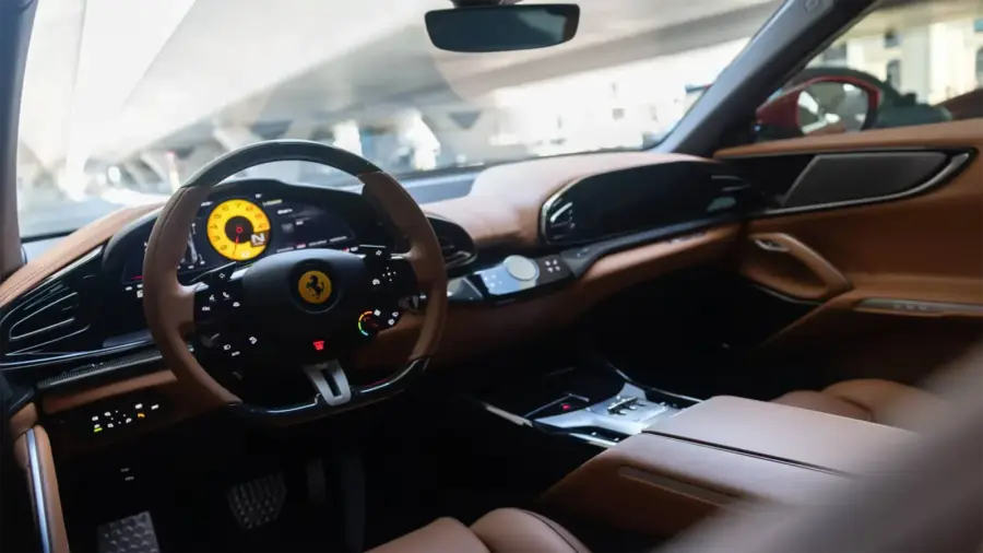 Rent Ferrari Purosangue Red in Dubai — photo 9 of 9