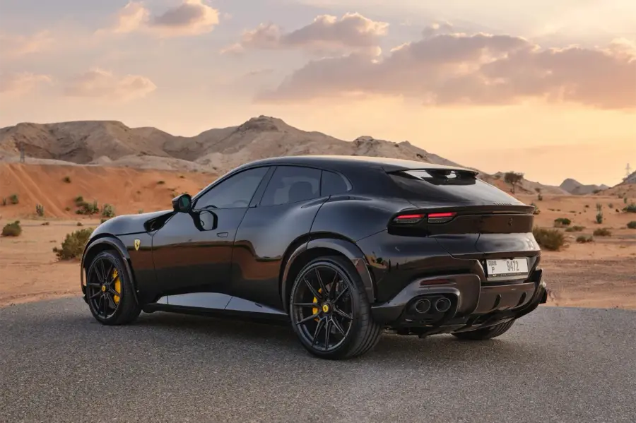 Rent Ferrari Purosangue Novitec Black in Dubai — photo 4 of 8