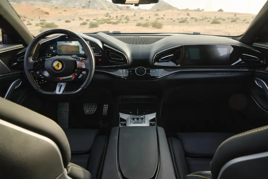 Rent Ferrari Purosangue Novitec Black in Dubai — photo 7 of 8
