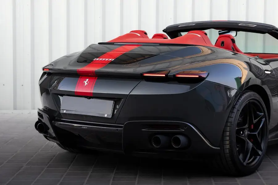 Rent Ferrari Roma Spider Grey in Dubai — photo 3 of 3