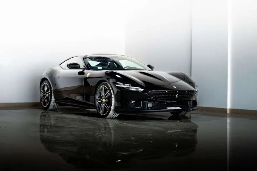 Rent Ferrari Roma Black in Dubai — photo 3 of 6
