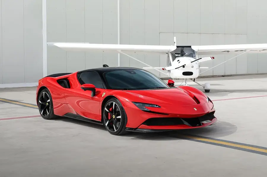 Rent Ferrari SF90 Stradale Red in Dubai — photo 3 of 10