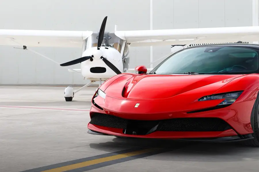 Rent Ferrari SF90 Stradale Red in Dubai — photo 4 of 10