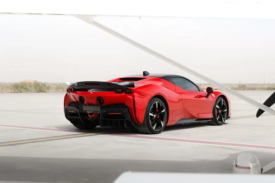 Rent Ferrari SF90 Stradale Red in Dubai — photo 7 of 10