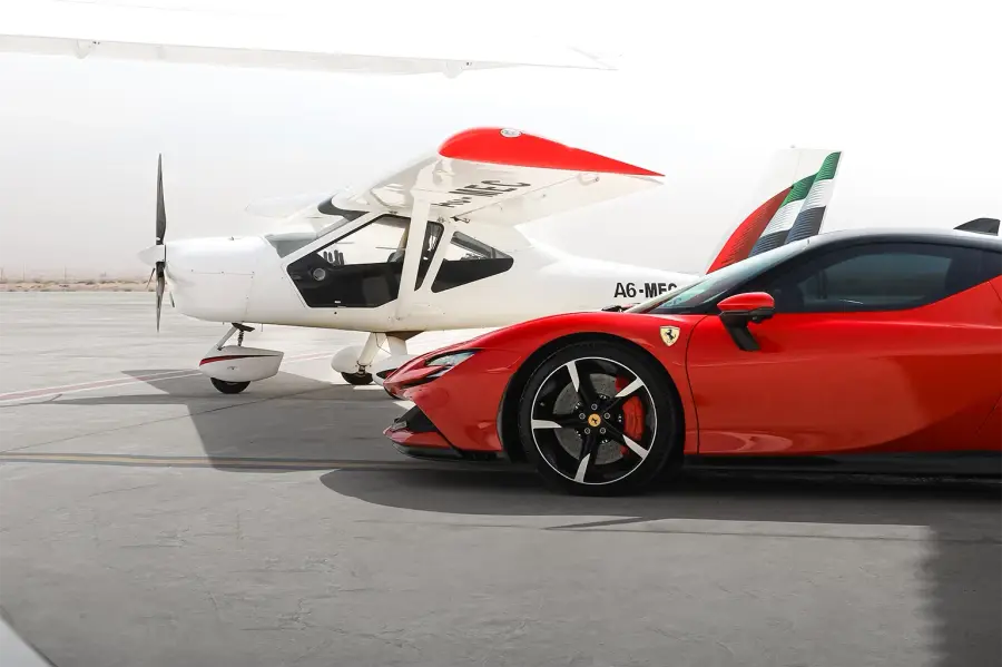 Rent Ferrari SF90 Stradale Red in Dubai — photo 9 of 10