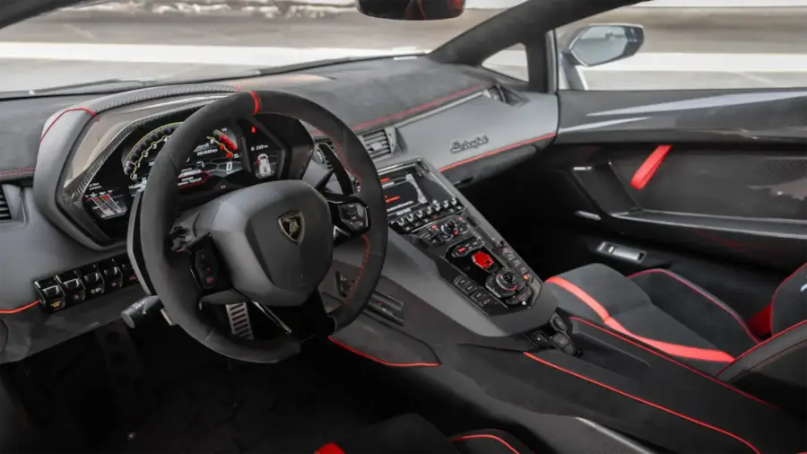 Rent Lamborghini Aventador SVJ Blue in Dubai — photo 6 of 8