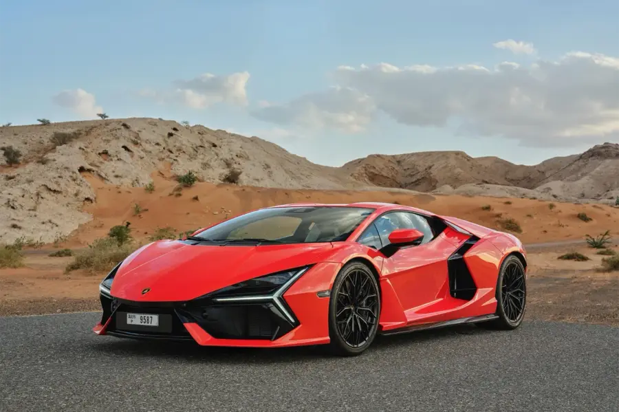 Rent Lamborghini Revuelto Red in Dubai — photo 3 of 7