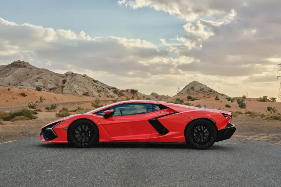 Rent Lamborghini Revuelto Red in Dubai — photo 4 of 7