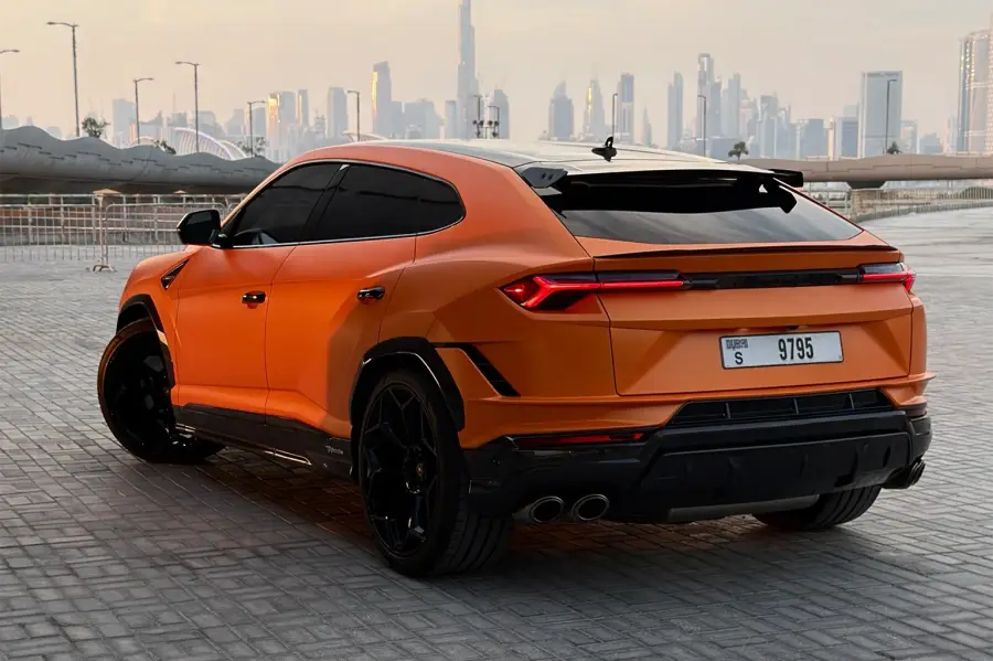 Rent Lamborghini Urus Performante Orange in Dubai — photo 3 of 4