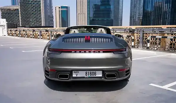Rent Porsche 911 Carrera Cabriolet Grey in Dubai — photo 3 of 7