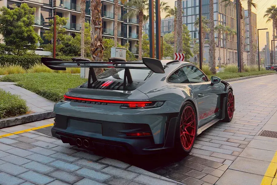 Rent Porsche GT3 RS Grey in Dubai — photo 3 of 5