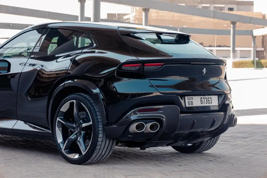 Rent Ferrari Purosangue Black in Dubai — photo 2 of 4