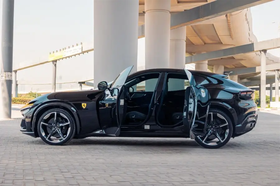 Rent Ferrari Purosangue Black in Dubai — photo 3 of 4