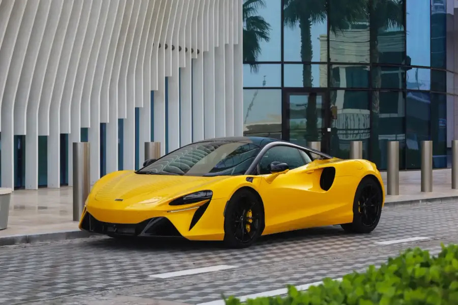 Rent McLaren Artura Yellow in Dubai — Mclaren — photo 4 of 7