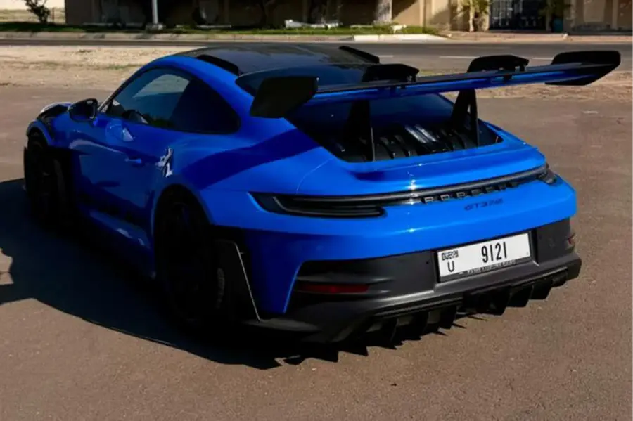 Аренда Porsche GT3 RS синего в Дубае в аренду в Дубай, ОАЭ — Porsche — фото 3 из 6
