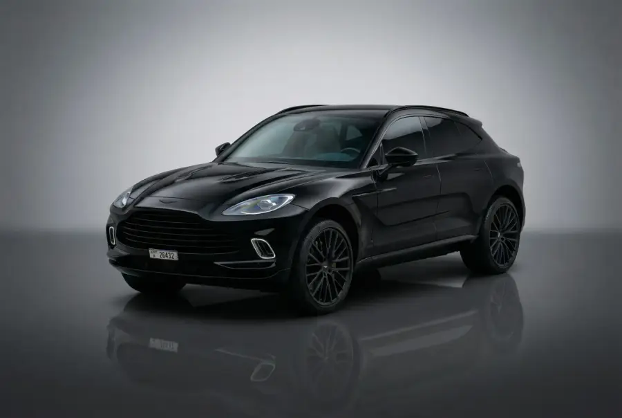 Rent Aston Martin DBX Black 2022 in Dubai — photo 2 of 5