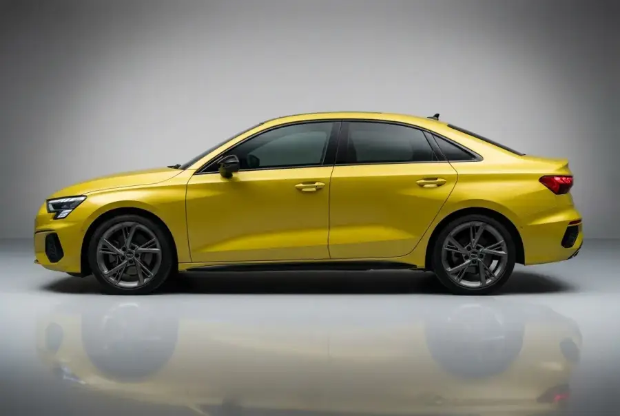 Rent Audi S3 Yellow 2021 in Dubai — photo 2 of 4
